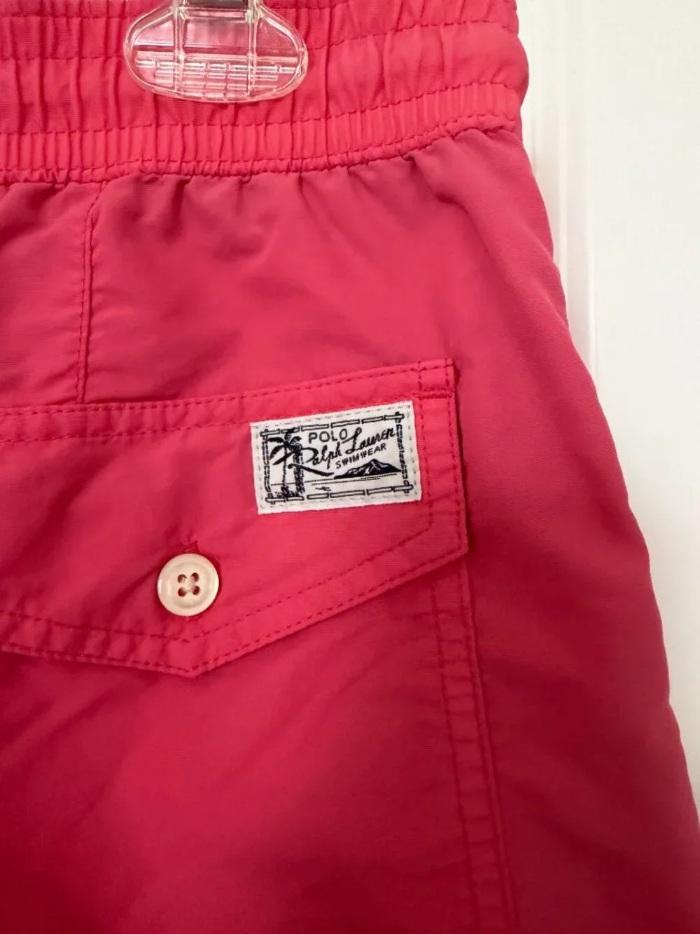 Men's Polo Ralph Lauren Pink Swim Trunks